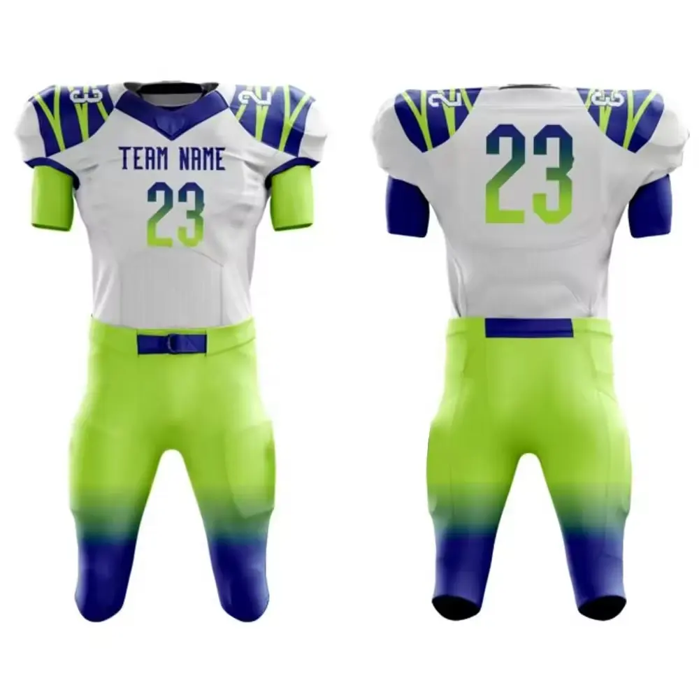 Bestes Design 2024 Neuzugang individuell hohe Qualität Schlussverkauf individuelle Designs Jungen Jugendliche amerikanische Fußball-Anzug-Uniformen