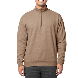 Custom <b>Mens</b> Quarter Zip Sweatshirt Custom Plain Design Top High Grade <b>Fleece</b> Autumn Winter <b>Jumper</b> Supply Sweatshirts - Product Image 1