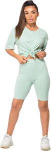 Custom Plus Size Women's Clothing Workout Graphic Blank T-shirts Short <b>Sets</b> Women Two Piece Short <b>Set</b> for Summer - Product Image 3