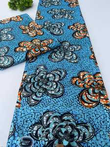 Tissu en coton 100 % imprimé wax sud-africain en gros, motif audacieux pour vêtements, artisanat et accessoires - Product Image 5