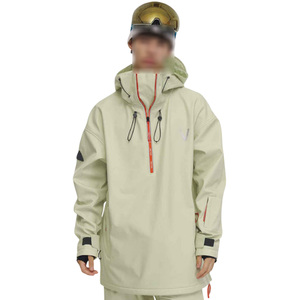 Sweat-shirts de ski d'hiver sur mesure de qualité supérieure, imperméables et coupe-vent, résistants, avec fermeture éclair, respirants et thermiques pour adultes - Product Image 1