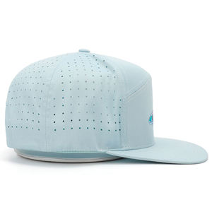 OARH INT INDUSTRY 2026 Gorra Snapback Premium Unisex Negra de 5 Paneles con Visera Plana, Agujeros Cortados con Láser, 100% Poliéster, Cuatro Estaciones, Venta al por Mayor - Product Image 3