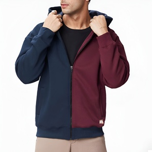Sweat à capuche en coton surdimensionné pour homme, entièrement zippé, en polaire d'hiver, de haute qualité, respirant et à prix abordable - Product Image 1