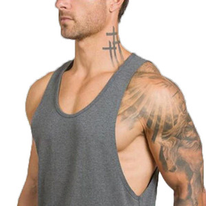 Best Material <b>Men's</b> Tank Top Custom Logo Design Hot Selling <b>for</b> Gym Use gym <b>singlets</b> <b>for</b> <b>men</b> and women with gym logo unisex - Product Image 4