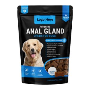 Friandises à mâcher pour chiens au beurre de cacahuète et à la citrouille, probiotiques, enzymes digestives, contrôle des odeurs, soutien immunitaire, absorption rapide - Product Image 1