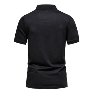 เสื้อโปโลชายแบบสั่งทำพิเศษ ระบายอากาศได้ดี สวมใส่สบาย สไตล์ลำลอง ลายเรียบ ไซส์ใหญ่ พร้อมโลโก้สั่งทำ - Product Image 3