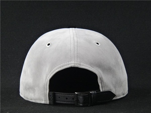 Casquette Snapback Unisexe Grise 6 Panneaux en Coton à Visière Plate Style Urbain Décontracté pour Adultes - Product Image 4