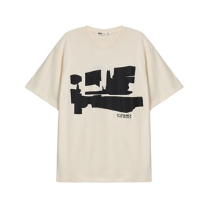 Nueva Camiseta extragrande de algodón orgánico de verano 100% para hombre, diseño cuadrado informal con estampado de lienzo con patrón de retazos - Product Image 5