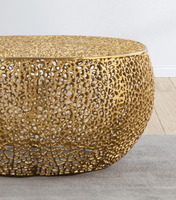Vente en gros Irrégulier Métal Corail Fait à la main Coulé en aluminium La plupart des tables basses de créateur avec la plus grande qualité à bas prix