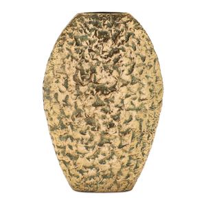 Jarrón de Flores de Hierro y Aluminio, Acabado Dorado, Diseño Moderno, Hecho a Mano, Ecológico, Ligero, de Alta Calidad para Hogar y Hotel - Product Image 1