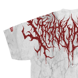 T-shirt en jersey délavé à l'acide, col rond, manches courtes, imprimé graphique Hip Hop, 100% coton, respirant, séchage rapide, coupe classique, XS-XXL, vente en gros - Product Image 4