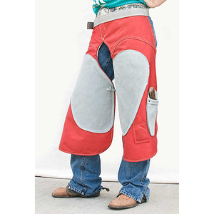 Wholesale new Quality product Equestrian <b>Chaps</b> Nonwoven Felt Light Gray Adjustable Fit Men Women <b>Riding</b> Gear - Product Image 4