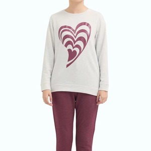 Sweat-shirt à capuche décontracté pour femme, imprimé sur mesure, à manches longues, col rond, avec badge avant à paillettes, 100 % coton - Product Image 1