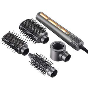 Styler à air chaud ionique haute vitesse 4 en 1 110 000 tr/min, sèche-cheveux à 3 brosses, 1 buse, boucleur, volumisant, coiffage des cheveux - Product Image 1