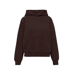 Sudadera con Capucha Unisex Extra Grande, de Felpa, Color Sólido, Informal, para Otoño, Corte Regular, con Bolsillos, Diseño Tejido - Product Image 2