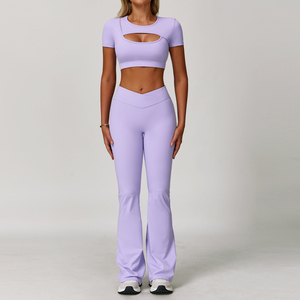 Ensemble de yoga pour femmes sur mesure, dernier design, durable et de haute qualité - Product Image 6