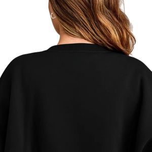 Womens Relaxed Fit Sweatshirt Casual <b>Long</b> <b>Sleeve</b> Pullover Crew Neck Soft Warm <b>Top</b> Stylish Streetwear Apparel for Daily Wear - Product Image 4