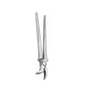 Clincheur de sabot de cheval en acier inoxydable allemand de qualité supérieure, à bec courbé, robuste, réutilisable, équipement vétérinaire pour fermeur - Product Image 5