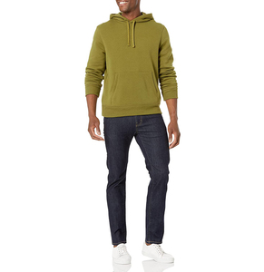 Sweat-shirts amples et décontractés pour hommes, 100% coton, vente en gros, nouveau style tendance, sweat à capuche simple en différentes couleurs pour l'hiver - Product Image 2