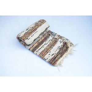 Alfombra trenzada de algodón para decoración del suelo, tapete Vintage indio, colorido - Product Image 3