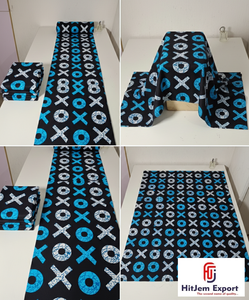 Motif africain imprimé sur tissu, inspiré des motifs traditionnels camerounais et de l'expression artistique - Product Image 4