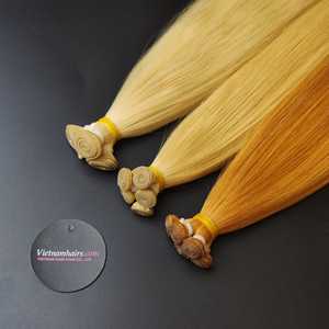 Cheveux humains vierges non traités Remy 100% vietnamiens Bac Giang Hair Genius, tissage à la machine, double trame, style lisse, toutes les couleurs - Product Image 1