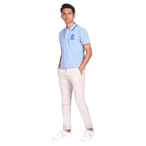 Packs de polos personnalisés en gros 100 % coton à manches courtes anti-plis pour hommes – Polos de golf avec logo de marque - Product Image 2