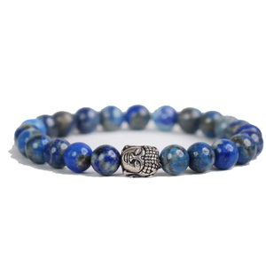 High Quality Lapis lazuli <b>Beads</b> Buddha <b>Bracelet</b> Romantic Gift Fashion Charm Jewelry for <b>Men</b> Women Energy Meditation - Product Image 2
