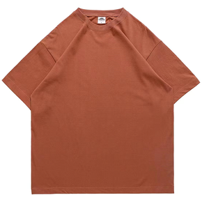 เสื้อยืดผู้ชายสีขาว ผ้าฝ้าย แขนสั้น คอกลม ทรงปกติ สวมใส่สบาย สีพื้น ผ้าเจอร์ซีย์ถัก ดีไซน์เรียบง่าย - Product Image 6