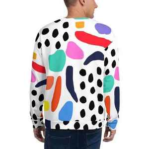 Sweat-shirt pour homme en sublimation, respirant, anti-rides, au design optimal, en matière douce, prix abordable, confortable, couleur unie. - Product Image 5