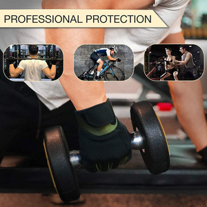 Gants d'entraînement professionnels Cross Fit pour hommes et femmes, respirants, avec support rembourré pour la paume, pour la musculation, les tractions et les séances de sport en salle. - Product Image 4