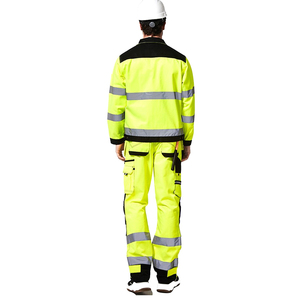 Breathable Cotton Long Sleeve Workwear Breathable Wear Resistant Safety Suit Traffic Safety Security Clothing Uniform - Product Image 2