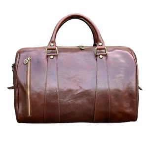 Bolsas de Viaje de Fin de Semana Casuales de Cuero Genuino de Moda para Unisex, Bolsa de Gimnasio GYM-0284, Cómoda y Fácil de Transportar, Variedad de Colores - Product Image 1