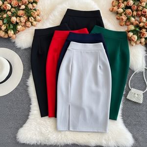 Falda Larga Personalizada al por Mayor para Mujer, Informal, de Algodón, de Secado Rápido, Falda Midi de Moda, Falda Larga de Verano, Lisa Teñida - Product Image 2