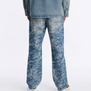 Jeans para Hombre, Corte Regular, Jeans Negros Ajustados, Pantalones de Mezclilla Rectos para Hombre, Casuales, con Logotipo y Diseño Personalizados, Precio Bajo - Product Image 5