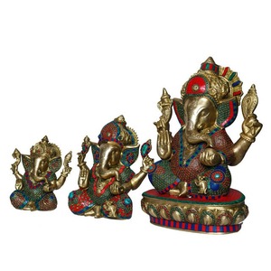 Gran Oferta: Figura de Latón Hecha a Mano en India de Ganesh ji o Lakshmi para Diwali, Puja, Sala de Oración y Sanación Espiritual al Mejor Precio - Product Image 4