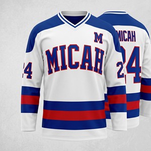 Maillots de Hockey sur Glace Personnalisés pour Hommes, Broderie, Uniforme de Hockey Américain 2026, Maillot de Hockey 100% Sublimation - Product Image 2