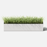 Jardinières et pots de fleurs intelligents en acier inoxydable pour la maison