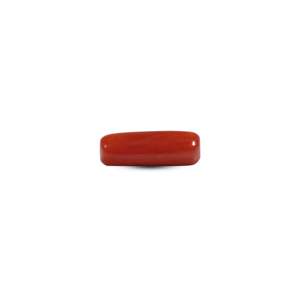 Natural Red Coral Oval Cabochon 5.6 Carat Loose Gemstone for Fine Jewelry - Product Image 3