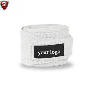Bandages de boxe bleus SUMROOS en coton écologique pour le soutien des poings, entraînement de Muay Thai, confortables, utilisables en toutes saisons - Product Image 2
