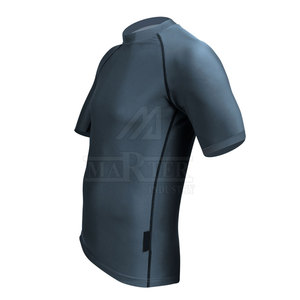 Wholesale <b>Men</b> Slim <b>Compression</b> <b>Shirts</b> Short Sleeves Eco-Friendly Breathable Spandex/Polyester Quick Dry Gym Workout Training - Product Image 6