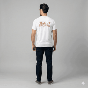 เสื้อยืดแขนยาวสำหรับวิ่งออกกำลังกายผู้ชาย REXFIT SPORTS เนื้อผ้านุ่มระบายอากาศดี OEM เสื้อผ้าลำลอง - Product Image 2
