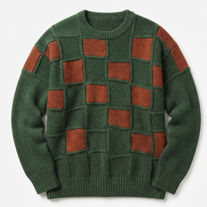 Pull en maille confortable pour homme, tissu doux et chaud, vêtement d'hiver décontracté, détails côtelés et coupe moderne - Product Image 1