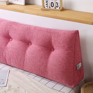 Almohada Triangular Roja de 100 cm para Cama, Soporte para Lectura y Descanso, para Cabecera, Respaldo y Tatami - Product Image 6