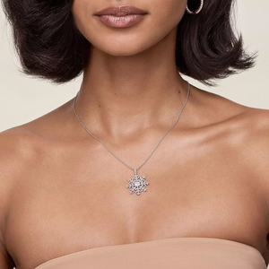 Colgante de Diamante Cultivado en Laboratorio con Forma de Hexágono de 1 1/2 Quilates, Joyería Elegante y Brillante, Regalo para Mujer - Product Image 2