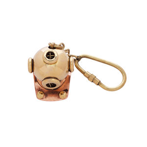 Porte-clés rond en laiton vintage léger fait main Shubham pour voiture et vélo, anneau porte-clés en métal finition laiton doré unisexe - Product Image 4