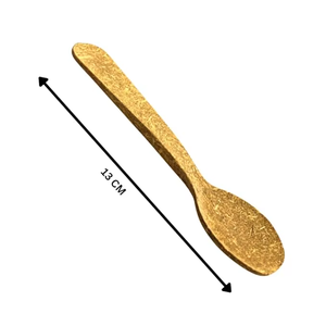 Cuillères biodégradables en coque de riz, vaisselle jetable écologique et compostable pour les repas et la restauration - Product Image 4