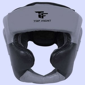 Protector de Cabeza de Boxeo PU Azul y Negro con Logotipo Grabado, para Entrenamiento y Sparring, Adultos, Artes Marciales, Cierre de Gancho y Bucle - Product Image 3