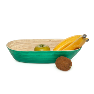 Tazón profundo de bambú ecológico, tazón decorativo oblongo para servir, uso diario, venta al por mayor desde Vietnam - Product Image 4