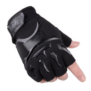 Guantes de Ciclismo de Invierno Transpirables con Medio Dedo y Pantalla Táctil, Impermeables para Senderismo al Aire Libre, Cálidos con Cierre de Gancho y Bucle - Product Image 2